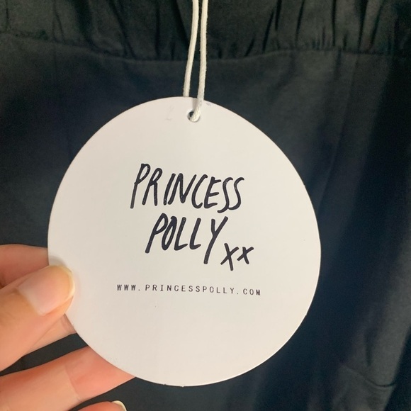 Princess Polly milkmaid Bodysuit Square
Neck Balloon Long Sleeve sz 10 Black - Picture 6 of 16